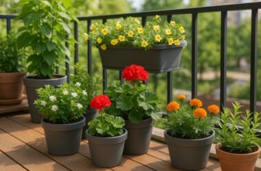 Balkon jako zelená oáza: praktické rady pro výběr květináčů
