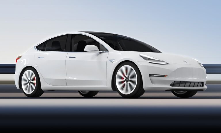 Elektrické vozidlo Tesla Symbol inovace Elona Muska