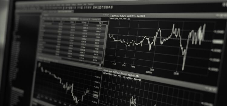 Graf zlatých investic a burzovního obchodování