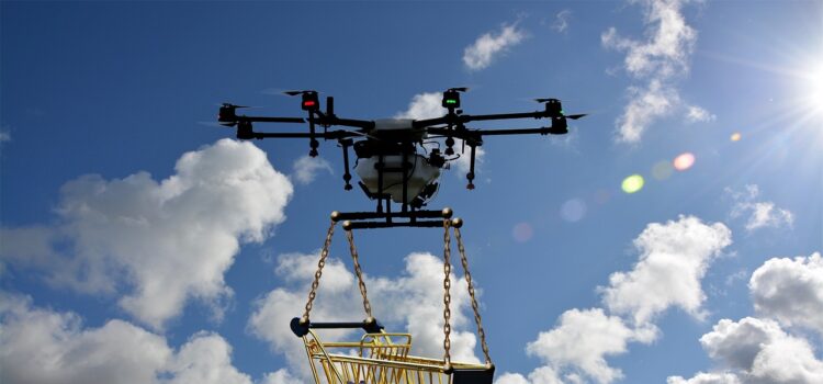 Dron pro doručování balíků Amazon Prime Air