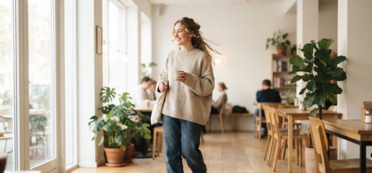 Ilustrační fotografie k tématu jak nosit oversize oblečení, aby slušelo