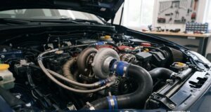 Turbodmychadlo v motorovem prostoru