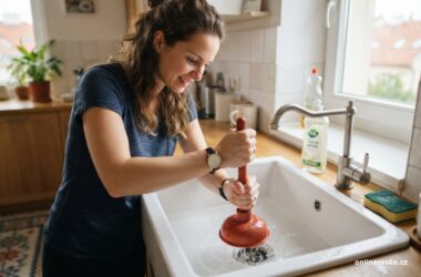 Ilustrační fotografie k tématu jak zprůchodnit ucpaný odpad bez chemie
